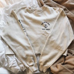 Brandy Melville cropped crewneck